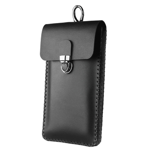 双层手机包男穿皮带腰包头层牛皮纯手工超薄6.5寸6.7寸大屏手机套