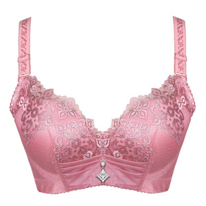 店主真人秀特价 百莉琳达9931 刺绣聚拢侧收AB杯纯色小胸文胸