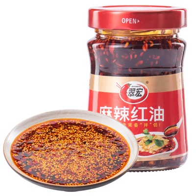 翠宏麻辣红油200g瓶装凉皮拌菜