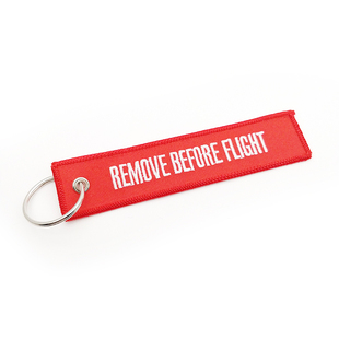 我爱飞行|REMOVE BEFORE FLIGHT飞行前拆除刺绣钥匙扣机组包挂件