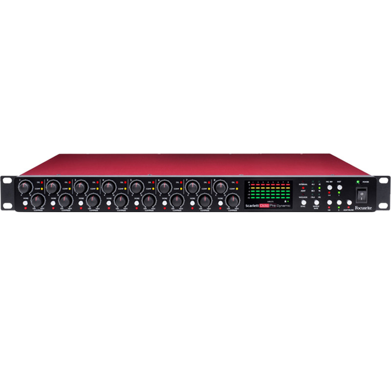 focusrite多通道话筒放大器