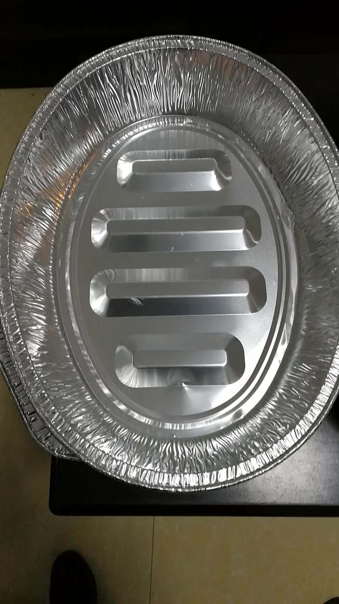 Hot Sale!big Size Aluminum Foil Turkey Plate Use For Kitchen&catering