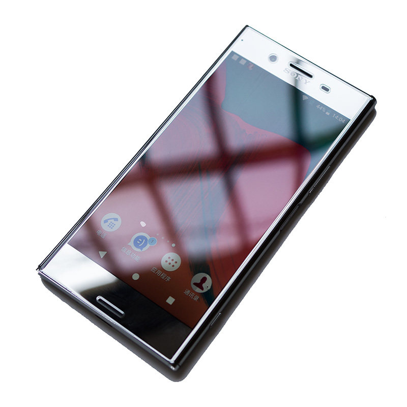小小鱼雷适用索尼XZ2/XZ2Pc/XZP钢化膜背后全贴合透明UV水凝