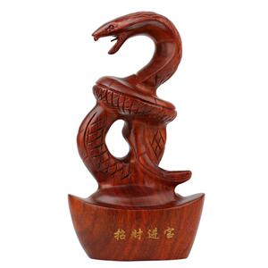 雅轩斋红木家居玄关金钱工艺品
