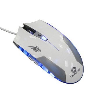 力胜G15有线USB发光鼠标电脑笔记本LOL变速网吧游戏自定义配重 宏