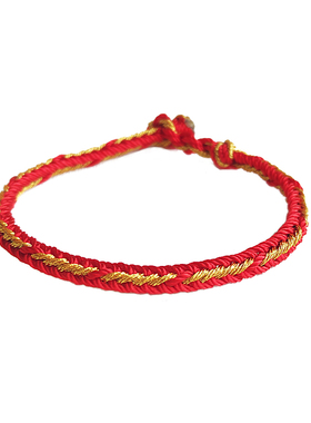 红绳手链手工编织简约手绳