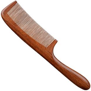 西溪子檀木梳子薄品牌梳篦电木梳超密齿梳虱子梳篦子直发顺发礼物