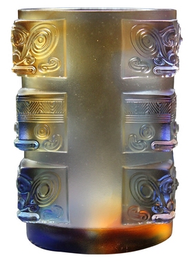 汉风琉璃笔筒商务送领导工艺品