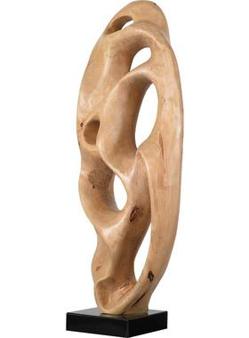 观景台侘寂风假山摆件