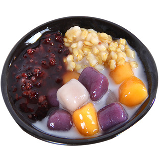 烧仙草芋圆成品鲜芋仙手工甜品三种口味紫薯香芋地瓜圆混合装500g