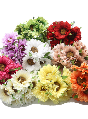 diy向日葵仿真手工装饰花