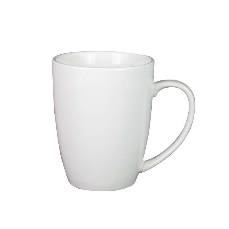 热销广告杯子LOGO定制纯白奶茶礼品咖啡餐厅办公室活动赠品陶瓷杯