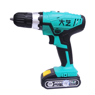 大艺充电钻1028充电多功能电动手钻20V锂电池电钻原装充电器电池