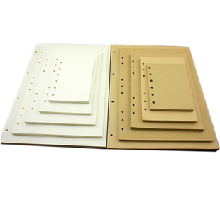 A5 A6 A7 b5 活页笔记本替芯9孔6孔本子活页可拆卸A4空白牛皮纸