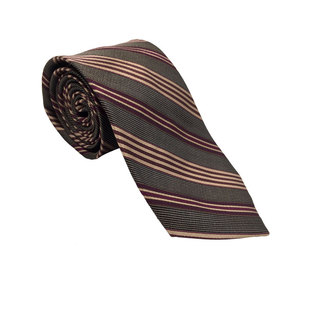 8公分 男士真丝英伦复古意大利蚕丝条纹领带上班休闲正装结婚领带