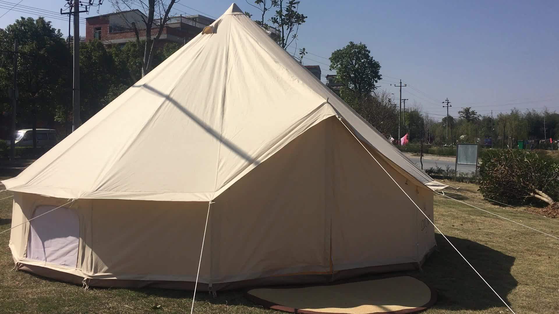 5m Regular Model Canvas Glamping Safari Tent Mongolia Tent Emperor Tent