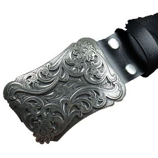 304不锈钢皮带头滚轴腰带无牙自动扣头滑杆3.5无孔帆布裤带头滚珠