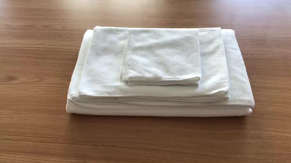 White Color Microfiber Baby Bath Towel Sets Buy Bath Towel Sets