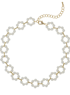 choker韩国短款珍珠项圈锁骨链