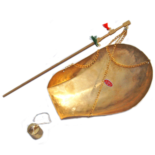 铜杆500克铜圆铲盘方盘中药秤小铜称戥子标准千克医用盘大且厚