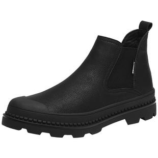 高帮鞋男鞋韩版潮流休闲皮鞋高邦马丁靴男士短靴子冬季棉鞋男加绒