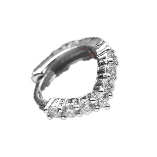 潮人耳环泫雅宣美耳骨环耳扣欧美皇冠巴洛克高级感耳圈法式优雅女