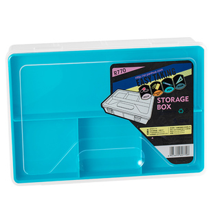 本能生活美术院工具收纳箱小学生塑料双层儿童绘画画文具盒大容量