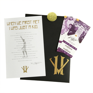 科比退役信 Kobe告别信 纪念品收藏科蜜生日礼物 送同学礼品包邮