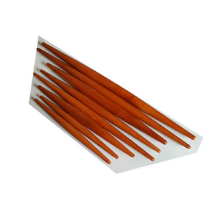 红心枣木两头尖擀面杖饺子皮专用鱼肚赶面棍厨房实木双杆杖压面棒