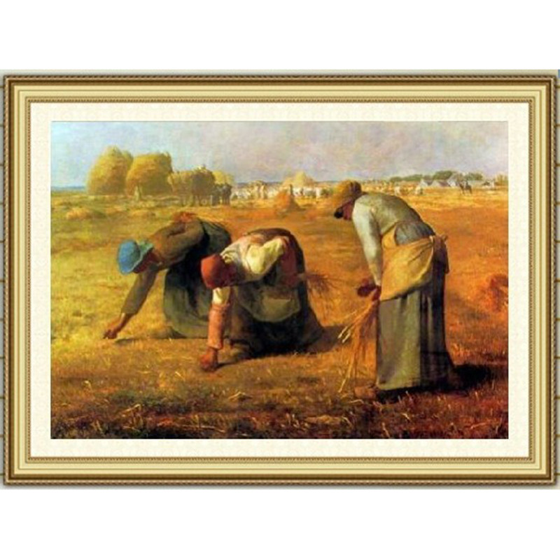新款精准印花法国正品名画十字绣
