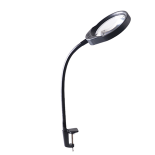 老人阅读维修放大镜20倍夹式带灯产品检验工业扩大镜篆刻微雕包邮