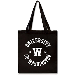UW新品University of Washington华盛顿大学帆布包纪念环保购物袋