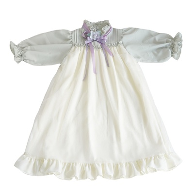 原创紫阳蓬松中袖幼稚园连衣裙