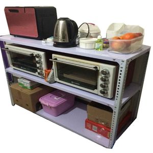 家用货架角钢置物架厨房轻型加厚多功能促销库房超市阳台金属架