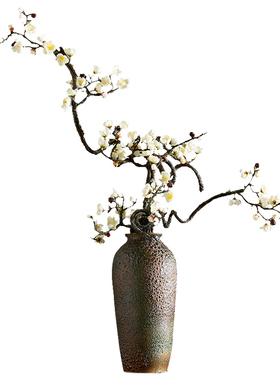 国风复古中式仿真腊梅艺术插花