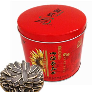 【买3赠1】桶罐装四源葵花子原味精选363特大瓜子218g/罐批包邮