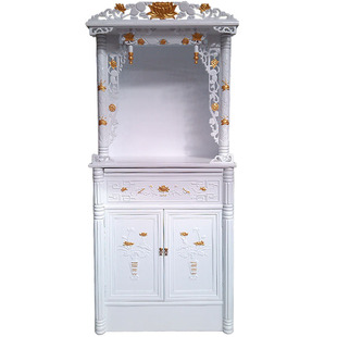 淘宝热卖佛龛 实木雕花神龛 佛柜 神楼佛楼 菩萨财神柜供台带抽屉