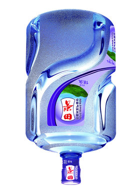 广州饮用水景田桶装水矿泉水18.9
