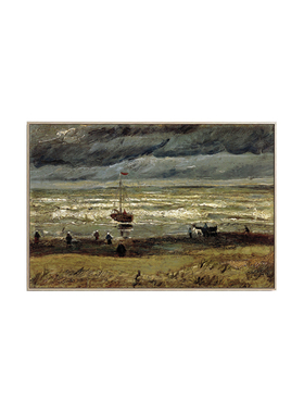 世界客厅风景巴黎屋顶名画复制品