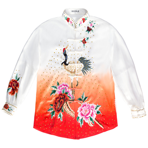 古韵中华绣花太极服男比赛刺绣太极拳练功服女时尚新款飘逸中国风