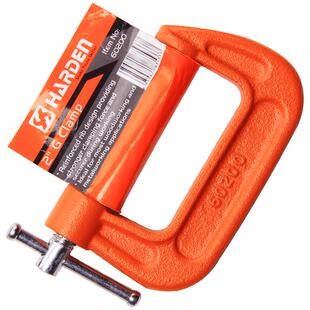 汉顿重型G字夹具木工层板大力钳子压紧固定器C型F夹紧器专用工具