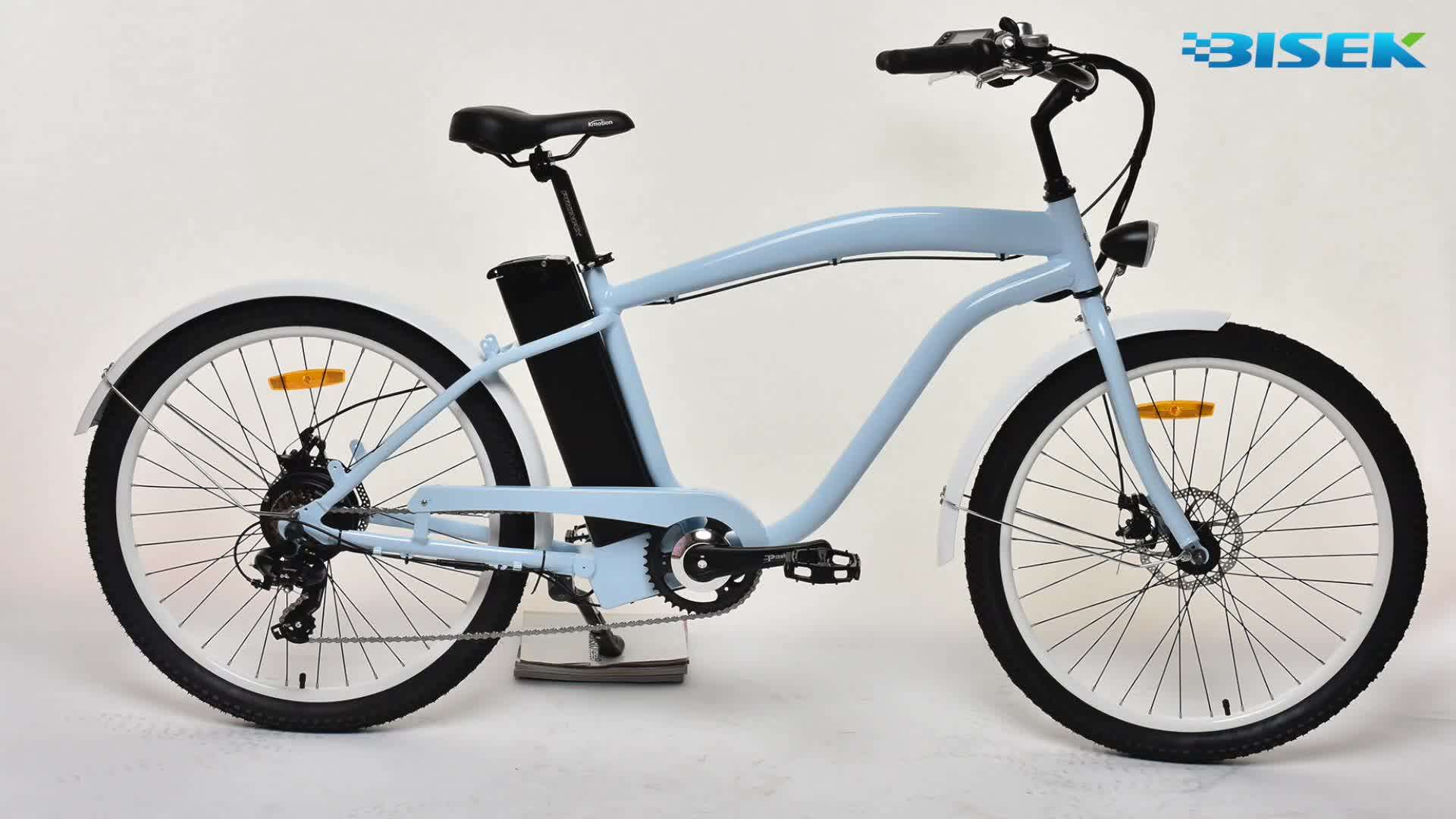 Green Power Beach Cruiser E Bike 26'' Alloy Ebike 48v 500w From China