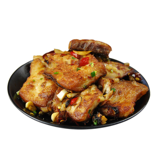 湖北糍粑鱼淡水草鱼块微腌香煎半成品500克袋