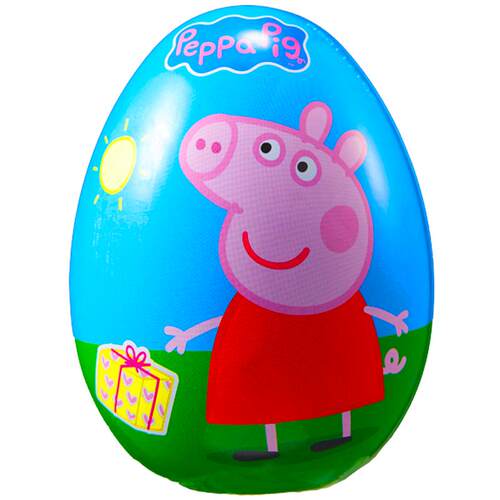 小猪佩奇Peppa Pig惊奇蛋果汁软糖儿童零食铁盒佩琪趣味彩蛋玩具