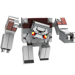 国产益智我的世界小人仔积木玩具拼装男孩子史蒂夫凋零钻石剑武器