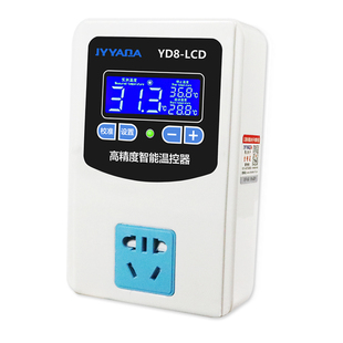 液晶智能控温器全自动开关插座可调温度控制仪表数显温控仪温控器