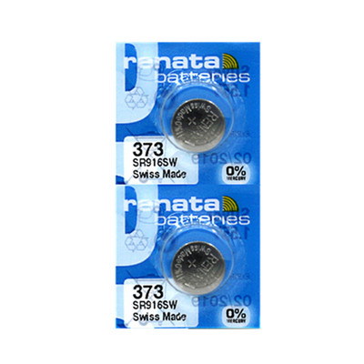 Renata瑞士SR916SW电子手表电池1.55V氧化银373原装纽扣电池2粒价