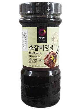 韩国进口清净园牛排酱840g烤酱汁