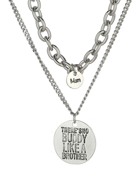 双层新款欧美潮网红嘻哈项链