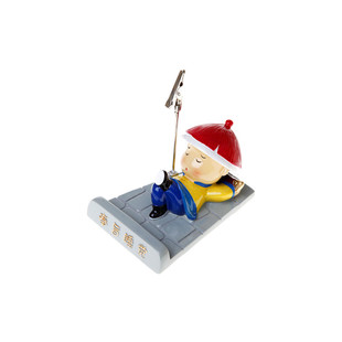 故宫奉旨睡觉手机座便签夹手机支架和便签夹双用型故宫文创礼品